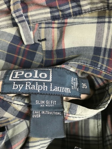 PANTALONES CORTOS POLO RALPH LAUREN REVERSIBLES India MADRAS CUADROS AZUL MARINO Talla 35 DELINGADOS NUEVOS CON ETIQUETAS - Imagen 5 de 6