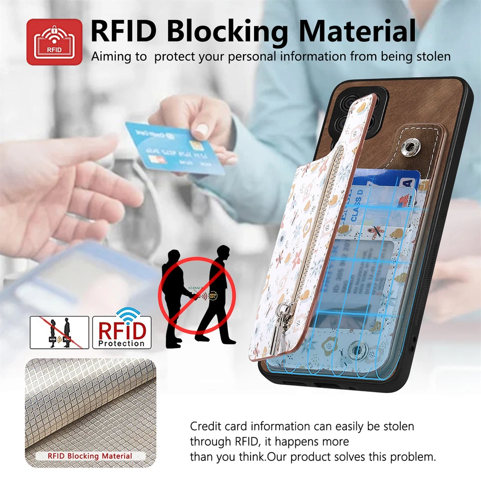 Floral Painted Case Leather Flip Cover for Honor 70 X50i 90 Lite X50 X6A XA40i - Image 3 of 4