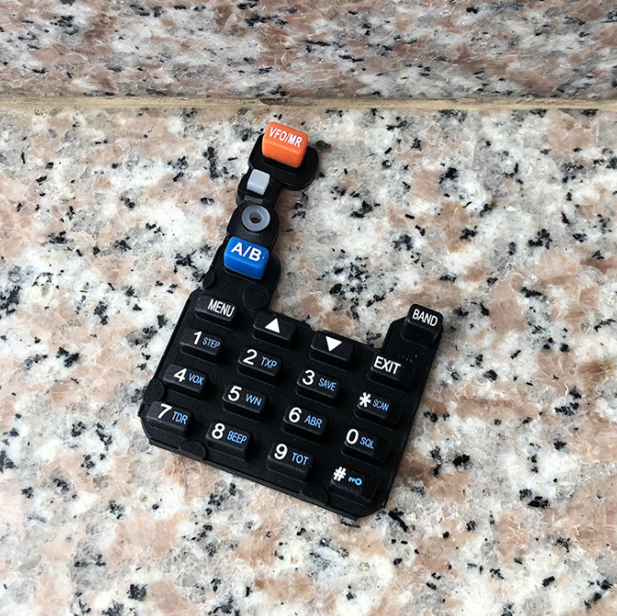 2pcs For Baofeng 5R series walkie talkie accessories silicone digital keyboard