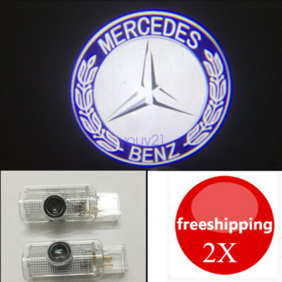 2X Projector Ghost Shadow Lights Door HD For Mercedes-Benz R Class W251 GL