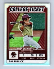 2022 Elite Extra Edition College Tickets Optic Holo #CTO-34 Sal Frelick