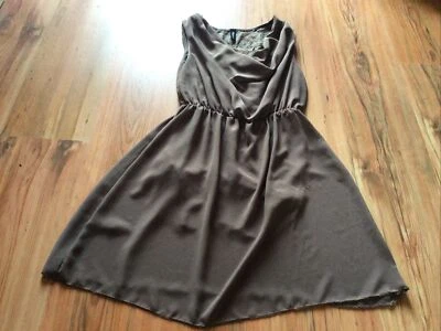 Madonna Kleid, Cocktailkleid, Etuikleid Gr. S / M (36, 38) braun TOP !!! - Bild 1 von 4