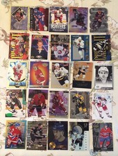 HOCKEY SUPERSTAR & HALL OF FAME GIANT INSERT LOT (50) McDAVID, YZERMAN ETC