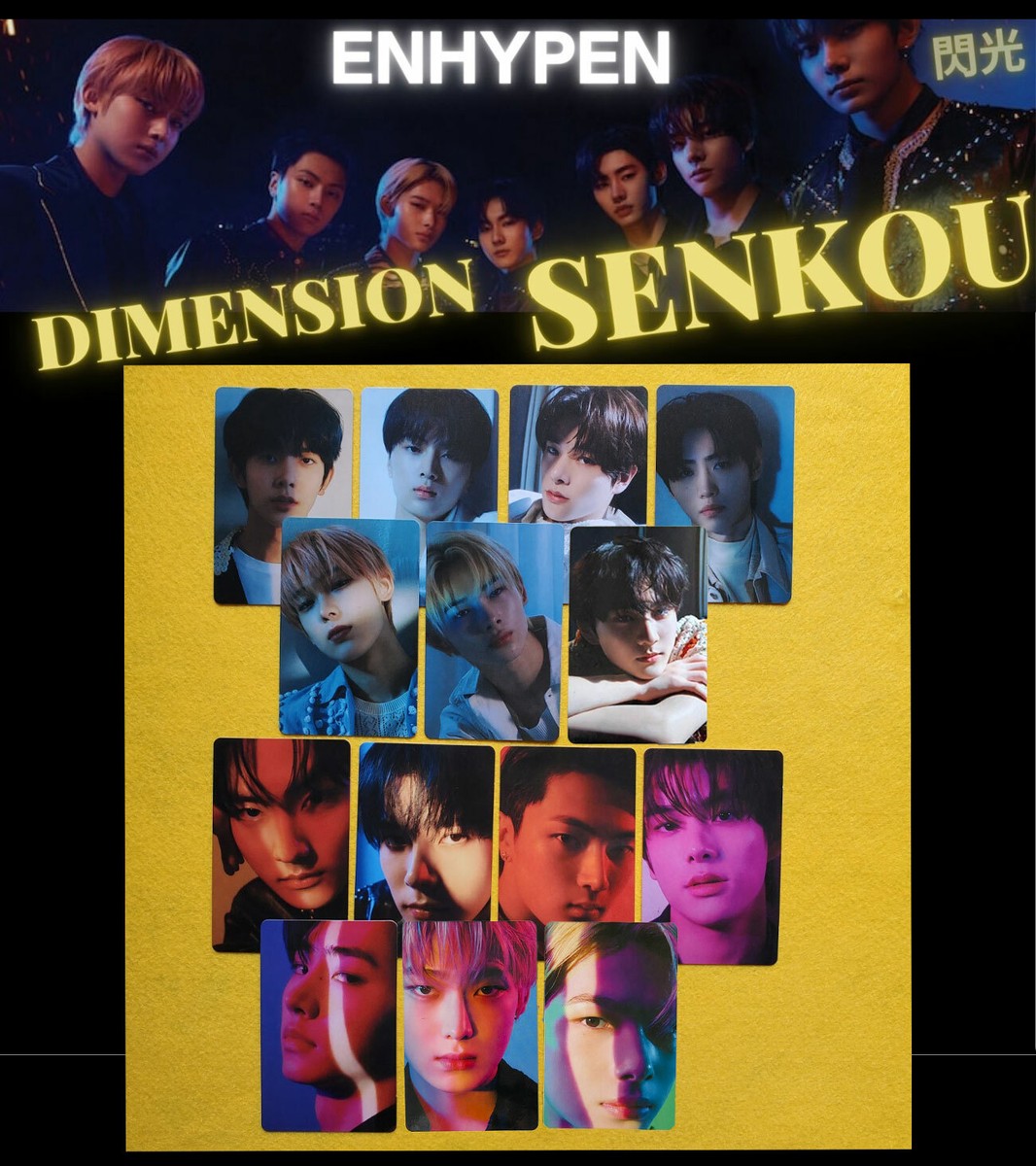 ENHYPEN Photo Card DIMENSION : SENKOU Japan 2nd Single Photocard