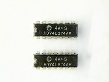 5pcs HD74LS74AP Hitachi 14P DIP IC