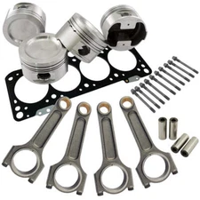 Forged piston and Connecting rod kit + 118mm head stud + MLS decompression Head