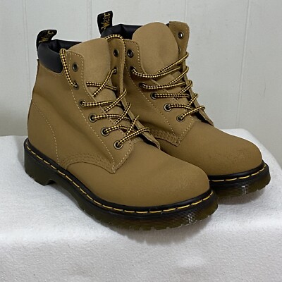 Dr Martens 939 Ben Hiker Boots Womens 7 Tan Crazy Suede Leather 6