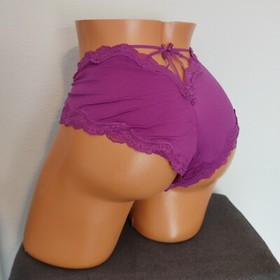 NWT Lane Bryant Cacique Sexy Cheeky Lingerie Panty 18/20 Purple You Got This