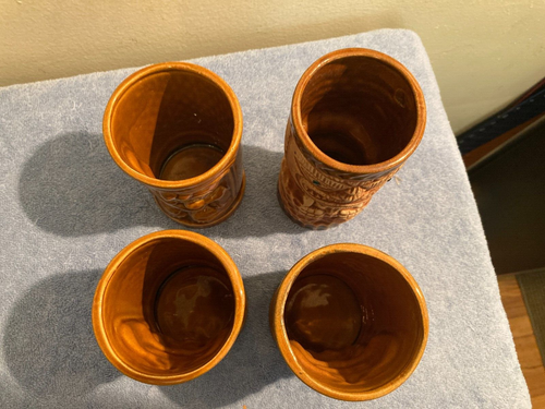 VINTAGE ORCHIDS OF HAWAII - TIKI DRINK MUGS (3) R-91 AND R-3 WITH GREEN EYES - Picture 12 of 14