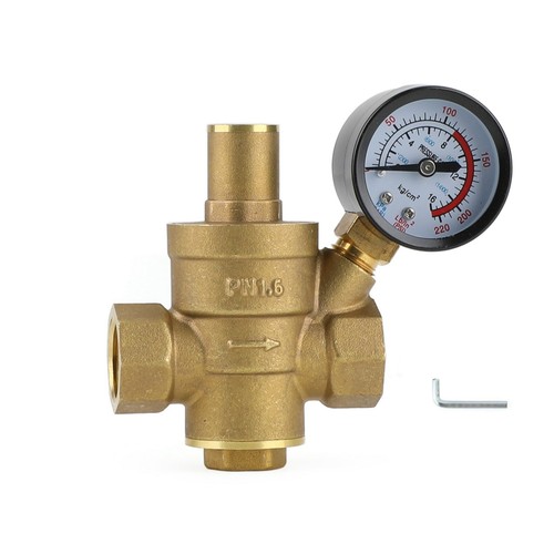 DN15 Brass Water Pressure Regulator With Gauge Adjustable Pressure Maintaining Valve Purifier Tap Water Pressure Reducing Valve 25dad57b A508 4fb0 B5ad 7a106905cae1.adf5788f0563e240ad75d9734976324d