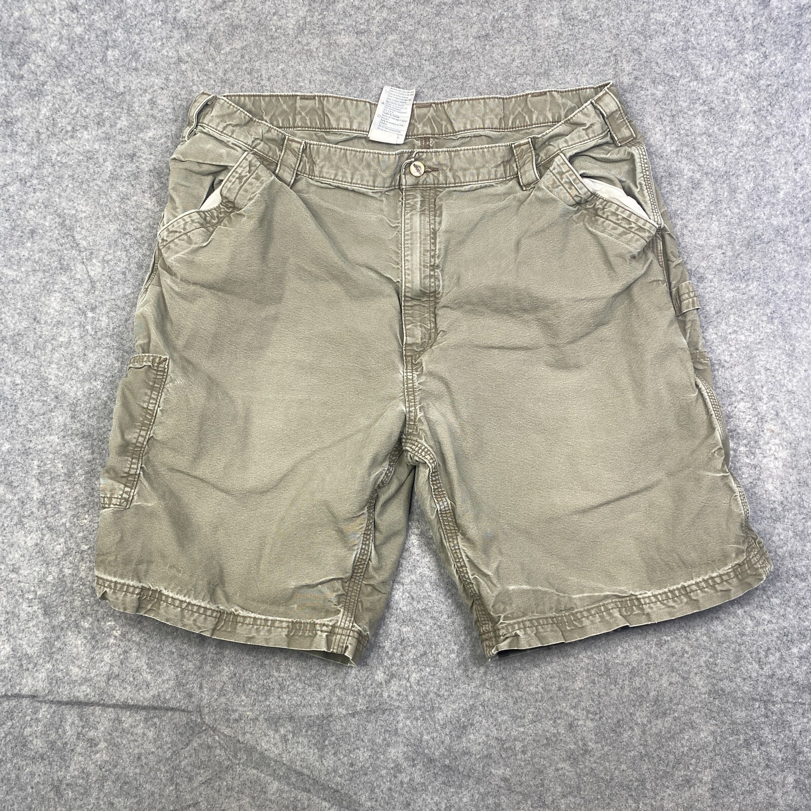 Carhartt B147 LBR Shorts Mens 42 workwear casual utility measures 38x9 Original