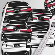 Fox Body Ford Mustang Gtnotchlx Rear Decalsticker
