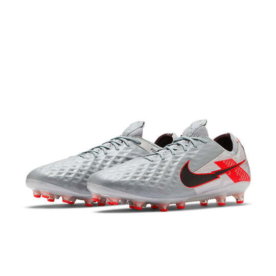 NIKE Tiempo Legend Ⅷ Elite AG-PRO 28cm Nike Tiempo Legend 8 Elite AG Pro Metallic Grey Crimson Men's