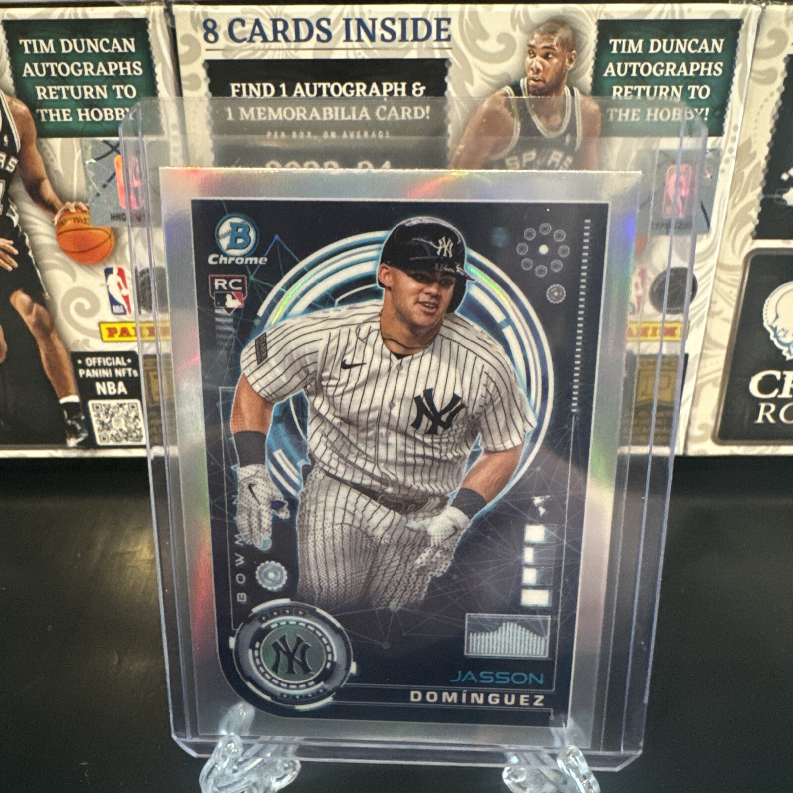 2024 Topps Bowman Chrome Jasson Dominguez AI Insert Yankees RC #BAI-8