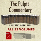 Pulpit Bible Commentary-ALL 23 VOLUMES USB-Complete-Spence-Exell-Christian Study