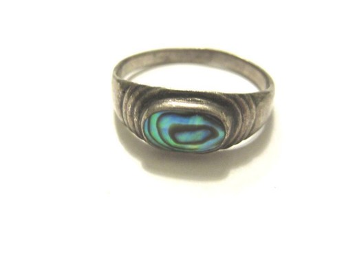 Anillo de plata concha (925) OM3387 - Imagen 1 de 2