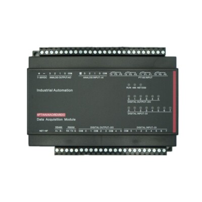 TCP-518F3 4PT + 4AI + 4AO + 8DI + 6DO Ethernet IO Module Support RS485 & RS232-