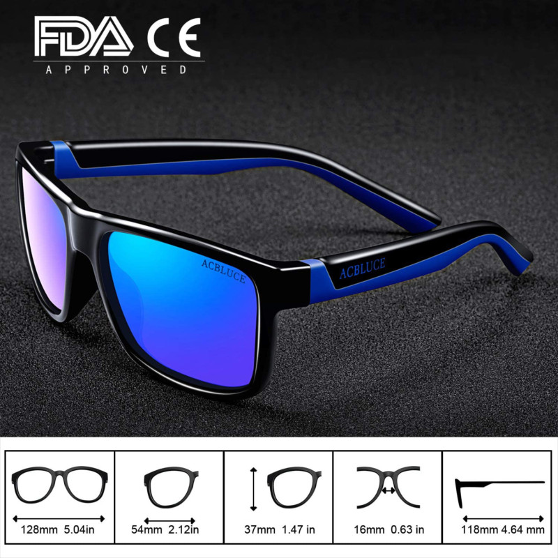 ACBLUCE Kids Sunglasses Polarized Sport TPEE Blue Light Blocking