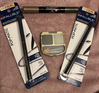Lot L'OREAL Infallible Pro-matic Eye Pencil #516 Deep Indigo Paints And Shadow 4