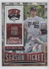 2015 Panini Contenders Season Ticket Cracked Ice 18/23 Erick Fedde #40 1b3