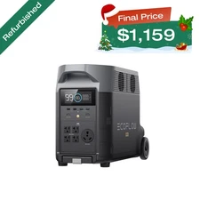 EcoFlow DELTA Pro 3600Wh Power Station Generator Certified Refurbished, LFP