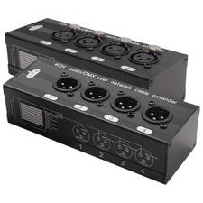 1 Pair 4 Channel XLR/ Audio RJ45 Cat5/Cat6 Ethernet Extender XLR Extender6903