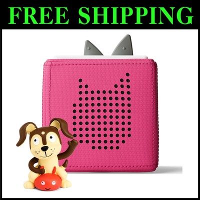 Kids Audio Player - Pink Toniebox with Playtime Puppy