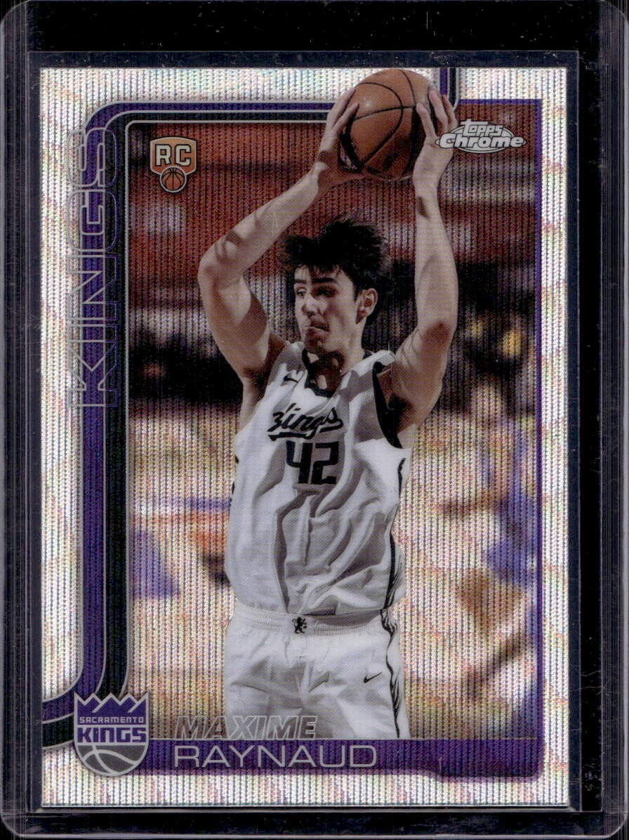 Maxime Raynaud 2025-26 Topps Chrome #293 Wave Refractor Rookie