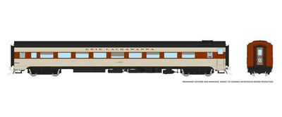 #ad Rapido HO Scale Lightweight Coach Erie Lackawanna #1313 100394 $124.21