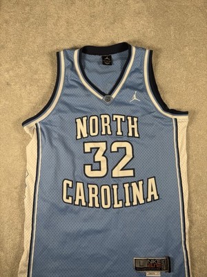 VTG Nike 2000s Air Jordan UNC North Carolina McCants #32 Jersey Size L Elite