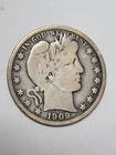 1909 S Barber Half Dollar Solid FINE Full LIBERTY