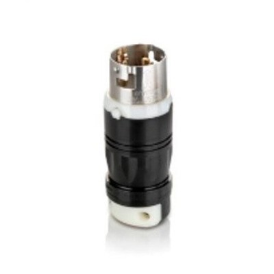 1PC Leviton CS8365C Locking Plug, 50A, 3PH 250V, California Style, 3P4W