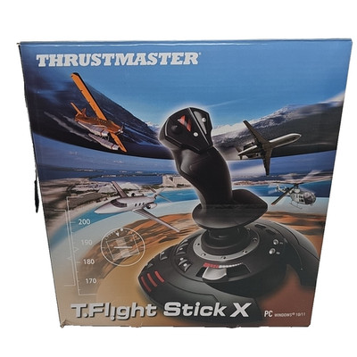 Thrustmaster T-Flight Stick X Joystick V.4 For PC And PS3 USB Cable Controller