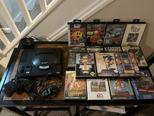 Sega Mega Drive 16-Bit Console And Controller With 15 Games