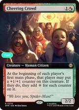 Cheering Crowd (Extended Art) - Foil - SPM - 270 NM/LP
