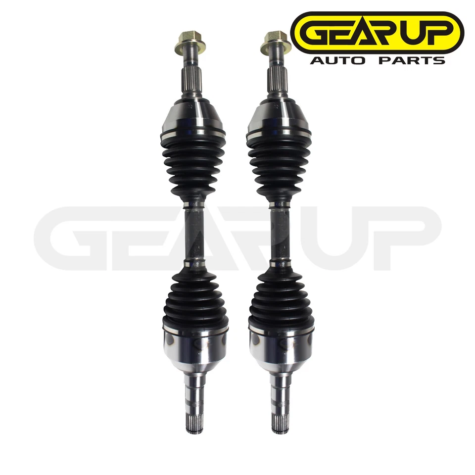 Front Pair CV Axle Joint Shaft Assembly for Saab 9-3 2.0L 2.8L AWD FWD 2003-2011 - Image 2 of 4