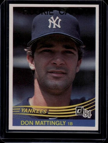 1984 Donruss #248 Don Mattingly RC Rookie New York Yankees Baseball Card NM-MT
