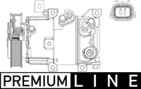 Mahle Kompressor Klimaanlage Premium Line Acp 630 000P 12V FüR Hyundai I30 Gd 5