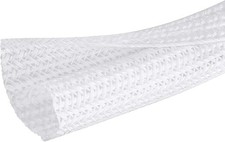 10ft - 1/2 inch Cable Sleeve Split Wire Loom Tubing for 1/2"-10ft, White