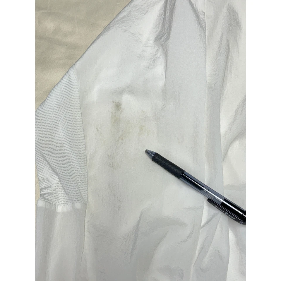 Nike FC White Nylon Pullover Track Jacket Loose Fit XL - Image 3 of 4