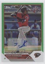 2023 Topps Pro Debut Green Foil Auto 8/99 Juan Guerrero #PD-158 Auto 4nm