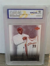 2003-04 Lebron James Rookie Box Set #9 "No. 1 Becomes No. 23" WCG GEM MINT 10!