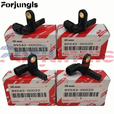 4PCS NEW OEM ABS Speed Sensor Front Left Right Rear Fits Toyota Tundra 07-17 US