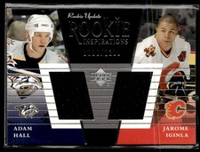 2002-03 Upper Deck Rookie Update Adam Hall/Jarome Iginla Rookie #152C