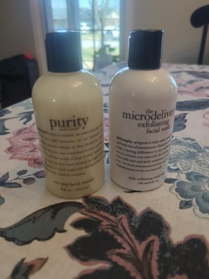 Philosophy PURITY One Step  & The Microdelivery Exfoliating Facial Wash 2 Bottle