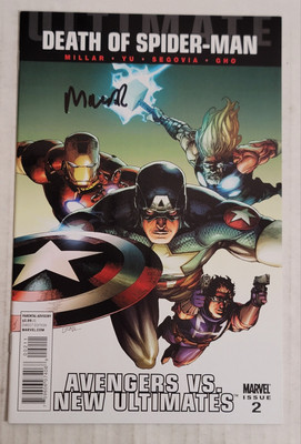 Marvel - Ultimate Avengers vs. New Ultimates #2 (of 6)  - NM SIGNED BY MILLAR