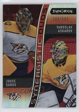 2023 Synergy Synergistic Duos Star-Rookie Red Juuse Saros Yaroslav Askarov 0h7
