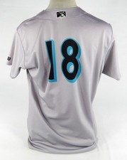 2023 Jupiter Hammerheads #18 Game Used Grey Jersey 48 DP71739