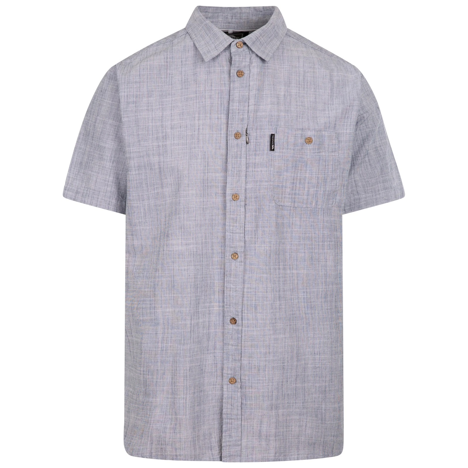 Trespass Mens Shirt Short Sleeve Cotton Slub Casual Summer Top Buttons Basham
Opens in a new window 