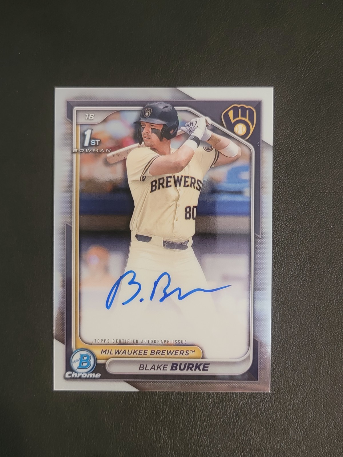 2024 Bowman Draft - Chrome Prospect Autographs Blake Burke #CPA-BB (AU, RC)